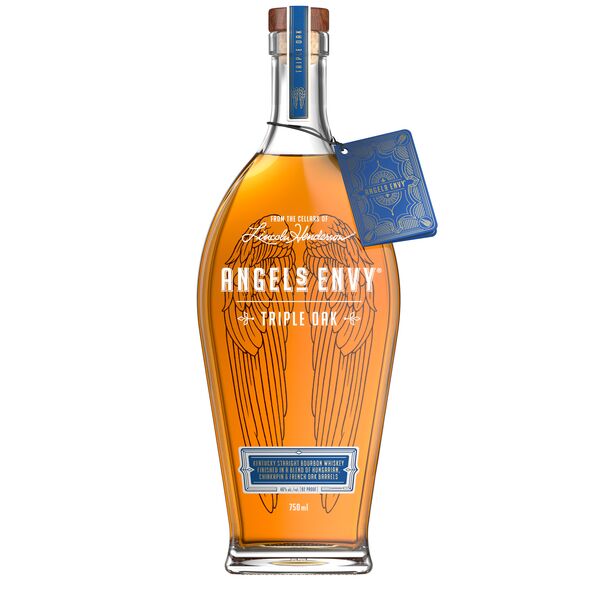 Angel's Envy Triple Oak Bourbon Whiskey finished in Hungarian, Chinkapin, and French Oak Barrels